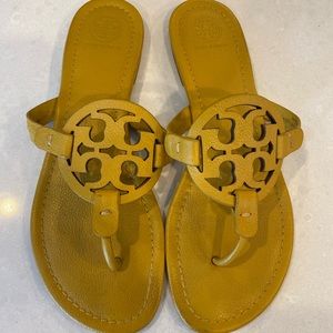 Tory Burch Yellow Miller Sandals